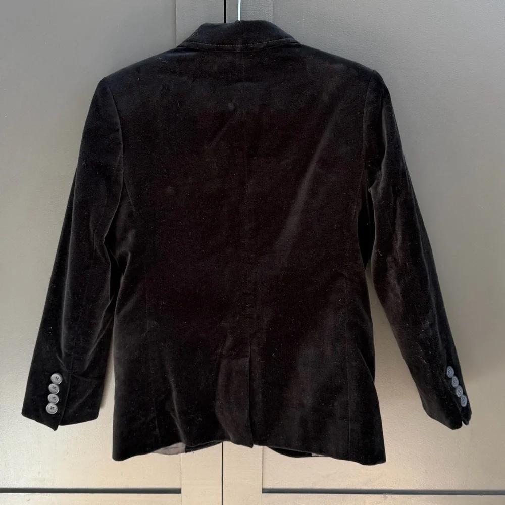 J. Crew | Crewcuts | Thompson Black Velvet Jacket Blazer | 8
